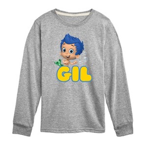 Boys' - Bubble Guppies - Gil Long Sleeve Graphic T-Shirt - 1 of 4