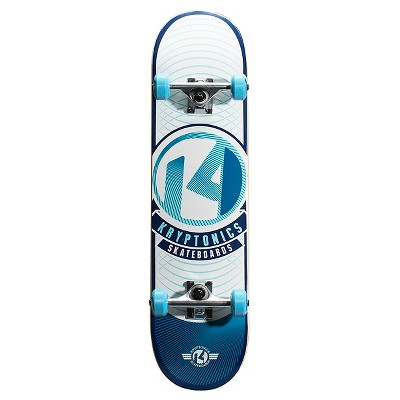 Kryptonics POP Series Skateboard -  Sky Blue-Rays