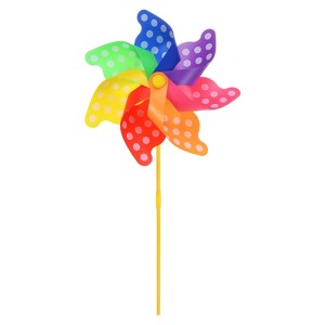 Unique Bargains Garden Decor Colorful Durable Wind Spinner - 1 of 4