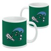 Tulane University Primary Logo Ceramic Coffee Mug Novelty Gift Mugs for Coffee Tea and Hot Drinks 11oz White - 2 of 4