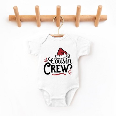 The Juniper Shop Cousin Crew Santa Hat Baby Bodysuit