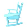 DSVIMOY Rocking Chair, Children's Rocking Chair with Armrests, Indoor or Outdoor Porch Rocker for Garden, Blue, 14.17"*18.90"*22.44" - 3 of 4