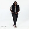Turtle Fur Comfort Lush Cropped Vest - Women's Recycled High Pile Fleece Winter Outdoor Vest - 3 of 4