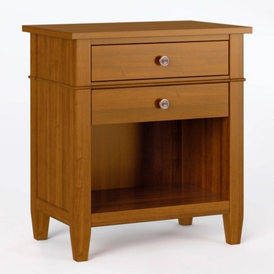 light wood nightstand