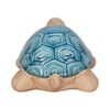Sagebrook Home 13" Ceramic Tortoise Decor Contemporary Decorative Statue Turtle Figurine - 4 of 4