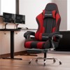 GTPLAYER Fabric Gaming Chair with Footrest and Lumbar Support, Height Adjustable Computer Chair with Headrest - 2 of 4
