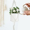Unique Bargains Macrame Plant Hanger Woven Cotton Indoor Outdoor Decorative - 3 of 4