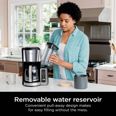 Ninja 12-Cup Silver Glass Carafe Programmable Coffee Maker