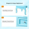 Bonnlo Nightstand with 2 Drawers, Night Stands for Bedrooms, Small Bed Side Table/White Night Stand with Drawers for Small Spaces - 4 of 4