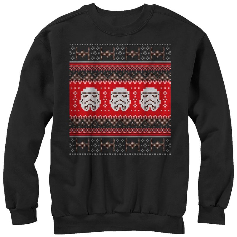 Men's Star Wars Ugly Christmas Stormtrooper Sweatshirt, 1 of 4