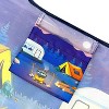 Wrapables Large & Small Foldable Nylon Reusable Shopping Grocery Bags (Set of 2), Happy Camping - 4 of 4