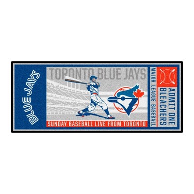 MLB Toronto Blue Jays 1993 30"x72" Retro Ticket Runner Mat