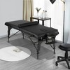 FDW Massage Table Portable Massage Bed Spa Bed 77 Inches Long 30 Inches Wide Height Adjustable 4 Inches Memory Sponge Salon Table - 2 of 4