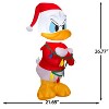 Gemmy Christmas Airblown Inflatable Donald Duck in Sweater w/Lights Disney , 3.5 ft Tall - 3 of 4