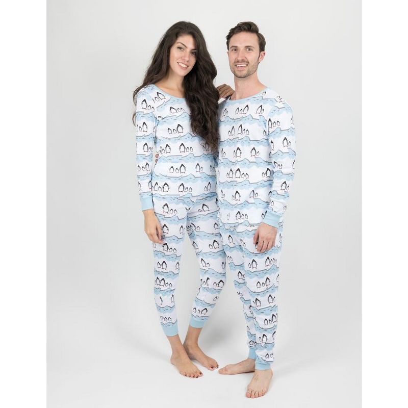 Leveret Womens Two Piece Cotton Christmas Pajamas, 2 of 4