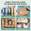 Nelko Set of 2 50x50mm Transparent Label Paper Rolls - 3 of 4