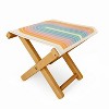 Colour Poems Gradient Arch Rainbow III Folding Stool - Deny Designs - 2 of 3