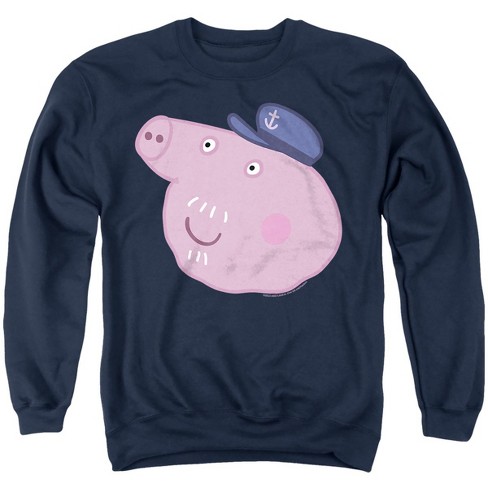 Peppa Pig Grandpa Pig Face Unisex Adult Crewneck Sweatshirt - image 1 of 4