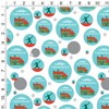 Christmas Vacation Griswold House Logo Gift Wrap 30" x 72" - 2 of 4