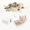Unique Bargains Travel Portable PU Leather Jewelry Organizer Case Storage - 2 of 4