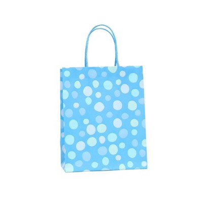 Medium Paper Gift Bag Bubble Confetti Blue - Spritz™