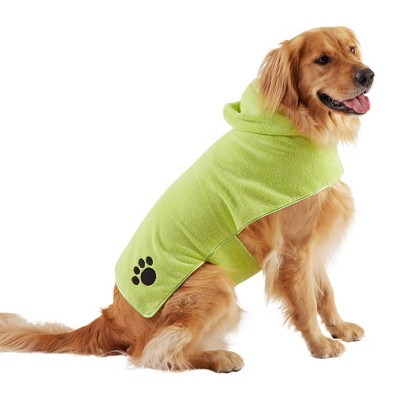 Bone Dry Embroidered Paw Pet Robe