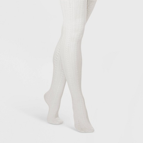 Women's Diamond Shift Sheer Tights - A New Day™ Honey Beige M/l