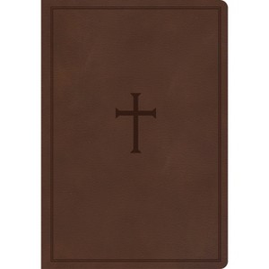 CSB Super Giant Print Reference Bible, Brown Leathertouch - by  Csb Bibles by Holman (Leather Bound) - 1 of 1