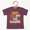 The Juniper Shop SmileyWorld Have The Day You Deserve Groovy Toddler Short Sleeve Tee - 2 of 4