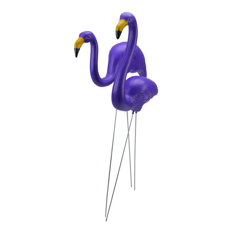 Northlight 2ct Tropical Flamingo Outdoor Garden Lawn Stakes 30" - Purple, 4 of 5