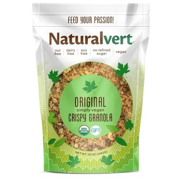 Naturalvert Organic, gluten-free, vegan granola (12oz ) Original Vegan 12oz