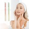 Unique Bargains Stretch Eyebrow Trimmer Kit 3.54"x0.47" Pink Green 2 Pcs - 4 of 4