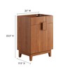 Modway Miles 24 Inch Bathroom Vanity Cabinet (Sink Basin Not Included) – Compact Modern Storage Cabinet for Small Bathrooms - 3 of 4
