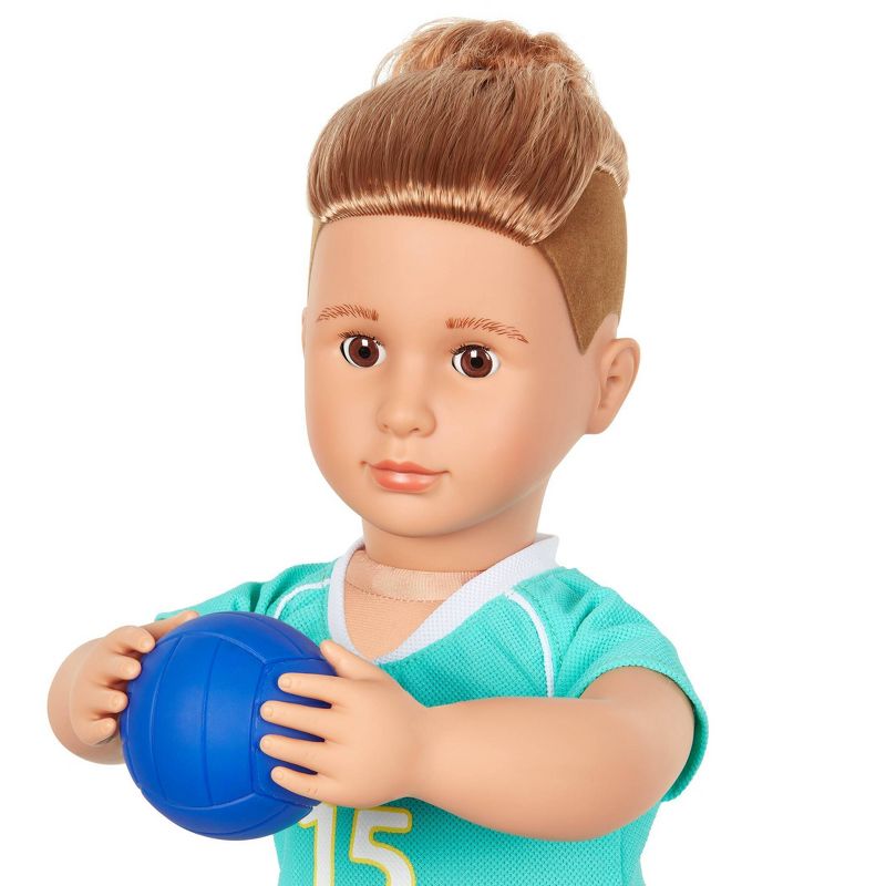 Our Generation Posable 18&#34; Boy Doll Volleyball Player - Johnny, 3 of 11