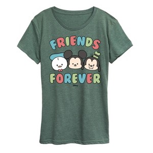 Women's - Disney - Friends Forever Short Sleeve Graphic T-Shirt - 1 of 4