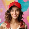 Dalix Fawn Embroidered Cotton Dad Hat Deer Adjustable Casual Baseball Cap Nature - 3 of 4