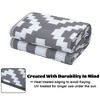 Outdoor Rug Waterproof Plastic Straw Rug Reversible Rug for Patios Decks Porch Camper Balcony Backyard - 4 of 4