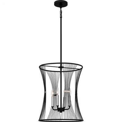 Quoizel Lighting Leiland 4 - Light Pendant in  Matte Black