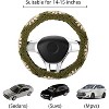 TruAIR Crochet Sunflower Steering Wheel Cover Set - 3 of 4