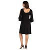 24seven Comfort Apparel Maternity Knee Length Dress - image 3 of 4