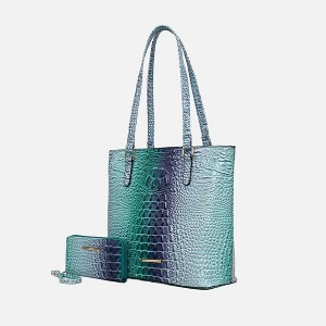 MKF Collection Piper Gradient Rainbow Women’s Tote Bag with Matching Wallet by Mia K - 1 of 4