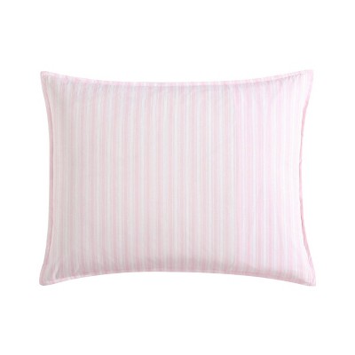 Delphine Pink Cotton Reversible King Comforter Set with Shams