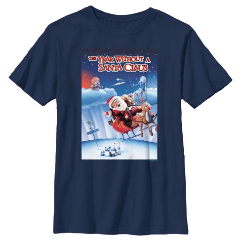 Boy's The Year Without A Santa Claus Poster T-shirt : Target