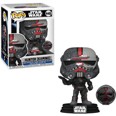 Funko POP! Star Wars: The Bad Batch - Hunter Kamino with Pin Vinyl Figure #446 Special Edition Exclusive