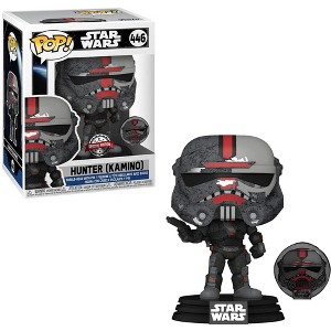 Funko POP! Star Wars: The Bad Batch - Hunter Kamino with Pin Vinyl Figure #446 Special Edition Exclusive - 1 of 1