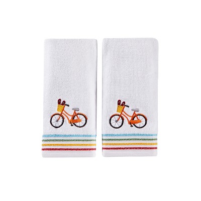 2pc Paradise Beach Hand Towel Set White - Saturday Knight Ltd.