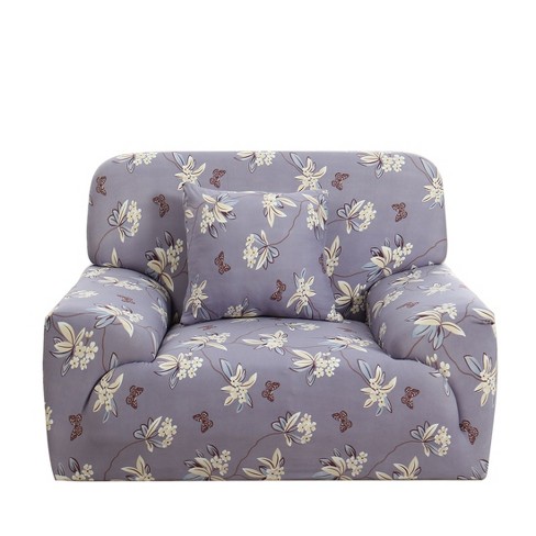 Piccocasa Household Elastic Sofa Chair Butterfly Flower Polyester ...