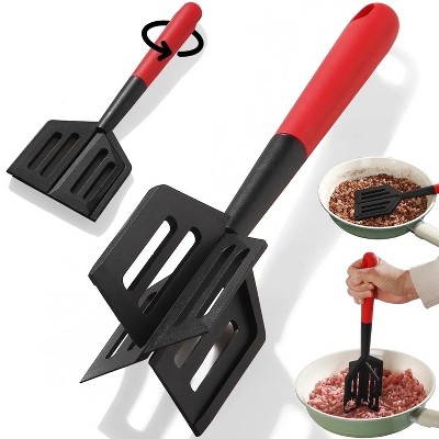 LunaLulinlk Meat Chopper for Ground Beef, Hamburger Meat, Non-Scratch Utensils, Ideal for Ground Meat, Potato & Mix Mashing