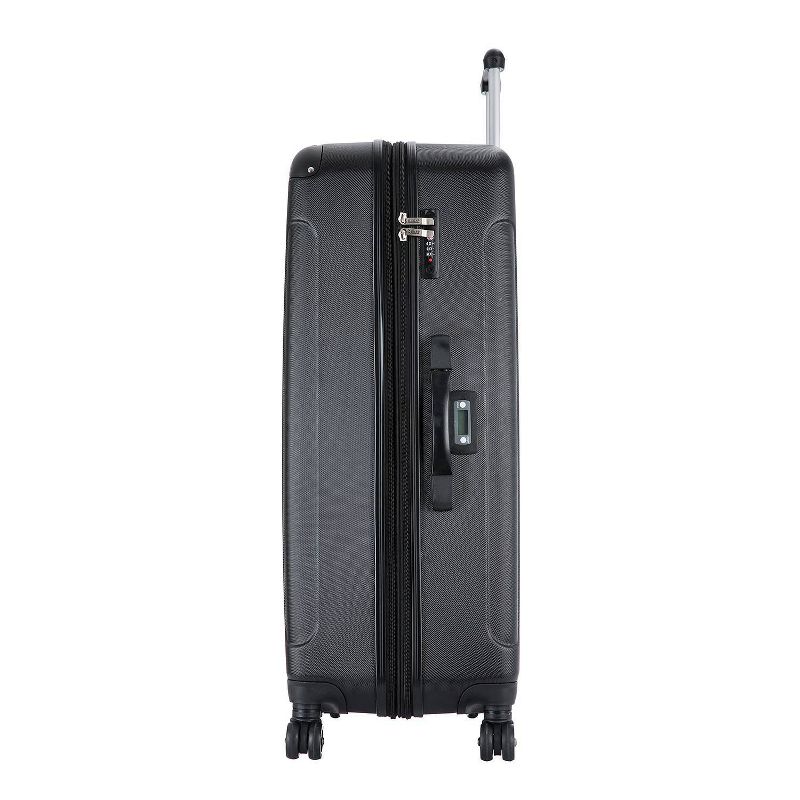 DUKAP Intely Hardside Large Checked Spinner Suitcase with Integrated Digital Weight Scale, 4 of 14