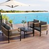 Multi-person Outdoor Sofa Combination with A Table, Suitable for Garden, Backyard and Balconies - 2 of 4